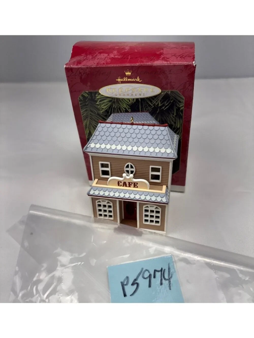 Hallmark 1997 Nostalgic Houses & Shops Café Keepsake Ornament Don Palmiter